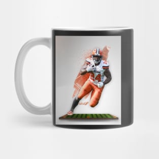 Nick Chubb Cleveland Sports Art Mug